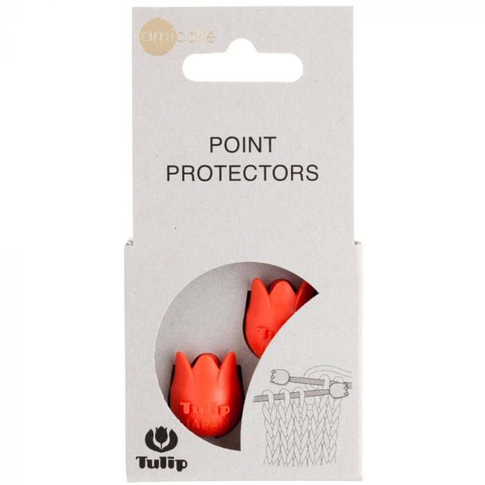 Tulip Knitting Needle Point Protectors Large (Orange) - Habbedash
