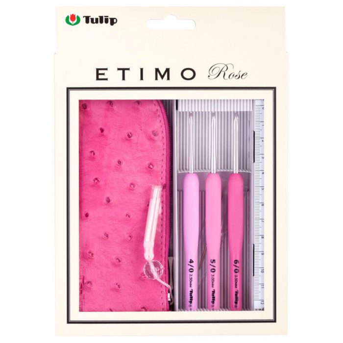 Tulip Etimo Rose Crochet Hook Set (2.50, 3.00, 3.50mm) - Habbedash
